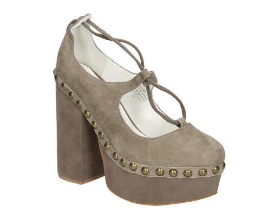 SCARPA JEFFREY CAMPBELL BETTINA COL.TAUPE KID SUEDE