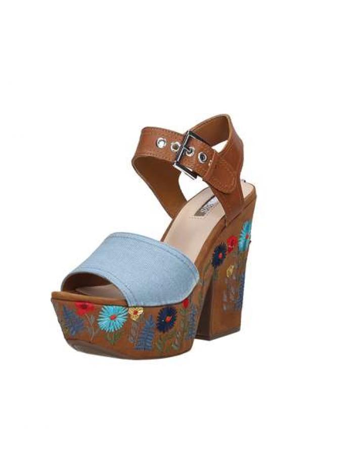 Sandalo Donna GUESS CARALIN FLCAA1DEN03 BLUE
