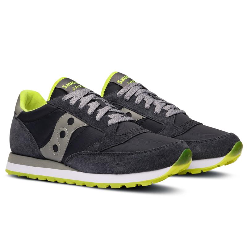 saucony jazz grey yellow